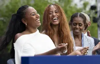 Die beiden Schwestern Sasha und Malia Obama
