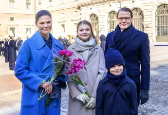 Prinzessin Victoria und Prinz Daniel mit Prinzessin Estelle und Prinz Oscar