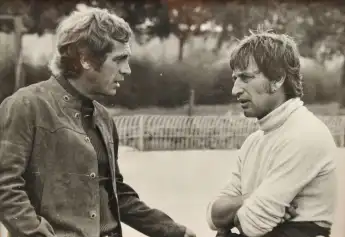 Siegfried Rauch und Steve McQueen
