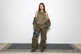 Stefanie Giesinger bei der Mugler-Show in Paris
