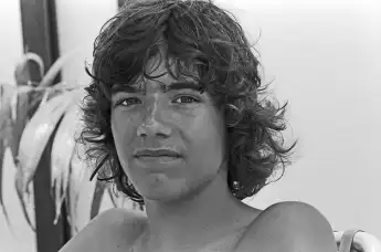 Thomas Tommi Ohrner Thomas Tommi Ohrner, ehemaliger deutscher Kinderstar, Schauspieler und Sänger, im Urlaub, um 1980. F