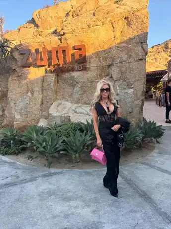 Carmen Geiss zeigt sich in transparenter Korsage