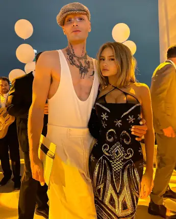 Yannik Zamboni und Leni Klum heidi geburtstag 50