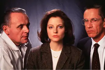Anthony Hopkins, Jodie Foster und Scott Glenn in „Das Schweigen der Lämmer“