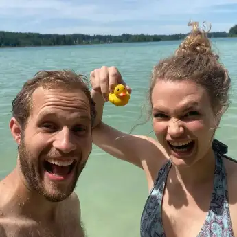 Arne Löber und Christina Arends spielten bei „Sturm der Liebe“ das Traumpaar „Maja“ und „Florian“