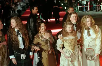 Barby, Michael Patrick und Angelo Kelly im Jahr 1998 bei der Goldenen Kamera