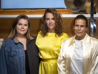 Stephanie von Monaco mit ihren Töchtern Camille Gottlieb und Pauline Ducruet am 22. September 2020