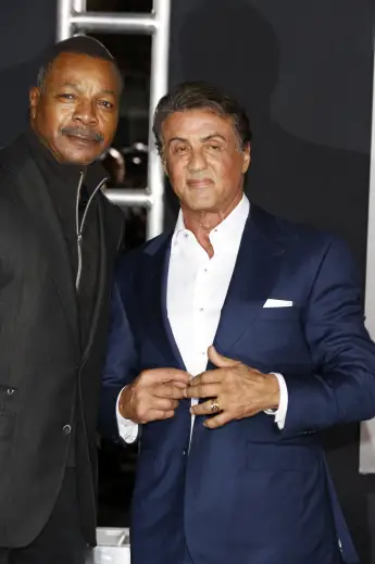 Carl Weathers und Sylvester Stallone