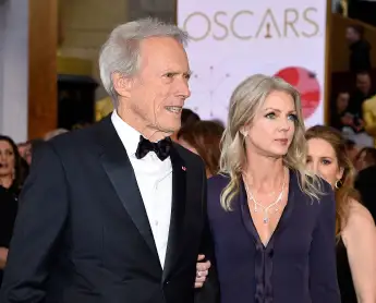 Clint Eastwood und Christina Sandera