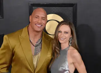 Dwayne Johnson und seine Frau Lauren Hashian