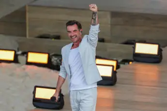 Florian Silbereisen bei Die große Schlagerstrandparty 2022 - Es geht wieder los! am 9. Juli 2022