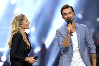 Helene Fischer und Florian Silbereisen gemeinsam auf der Bühne