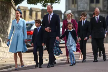 Die britischen Royals Herzogin Kate Prinz George Prinz William Prinzessin Charlotte