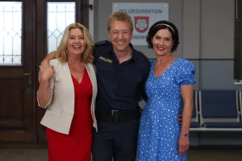 Karin Thaler, Max Müller und Marisa Burger sind Teil der „Rosenheim Cops".