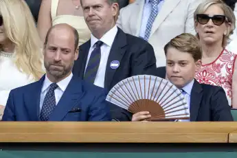 Prinz William und Prinz George beim Herren-Finale Wimbledon