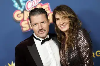 Schauspieler Hardy Krüger Jr. und seine Ehefrau Alice Krüger beim Blue Carpet zu 40 Jahre Merkur Spielbank Hohensyburg in Dortmund.