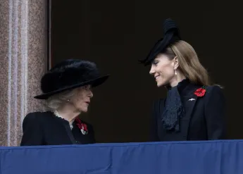 Königin Camilla und Prinzessin Kate