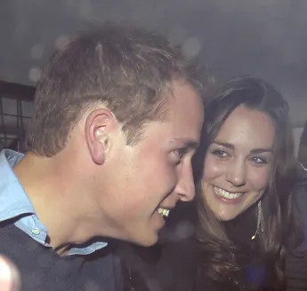 Prinz William und Prinzessin Kate früher