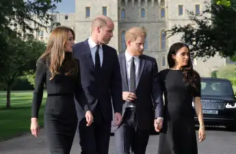 Kate, William, Harry und Meghan