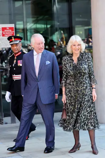 König Charles und Königin Camilla am 30. April 2024