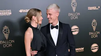 Dani Olmo und Laura Abla sind ein Paar.
