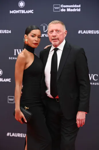 Lilian Monteiro und Boris Becker