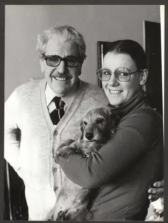 Willy Millowitsch und Mariele Millowitsch im Jahr 1977