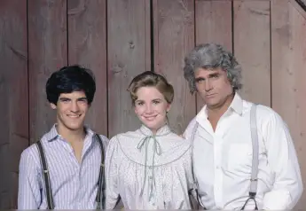 Matthew Layorteaux, Melissa Gilbert und Michael Landon im Jahr 1982.