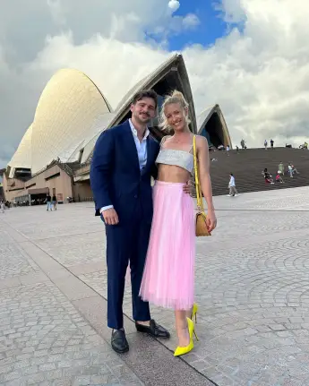 Kathrin Menzinger mit ihrem Freund Max