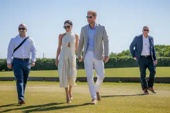 Prinz Harry und Meghan bei einem Polo-Turnier