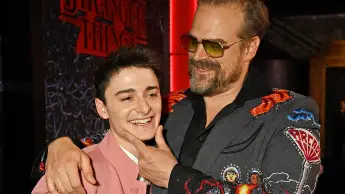 Noah Schnapp, David Harbour