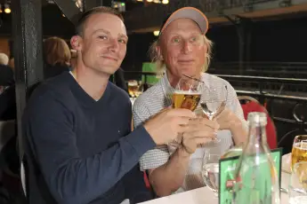 Otto Waalkes und Sohn Benjamin im Jahr 2016
