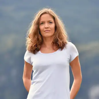 Patricia Aulitzky bei einem Fototermin für „Lena Lorenz“ am 22. September 2017