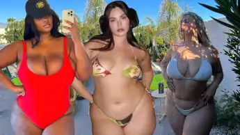 Die heißesten Bikini-Bilder von Plus-Size-Models