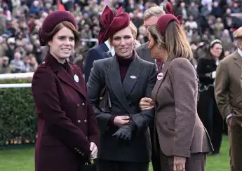 Prinzessin Eugenie, Zara Tindall und Natalie Pinkham