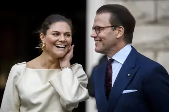 Prinzessin Victoria und Prinz Daniel von Schweden bei ihrem Besuch in Rom am 18. Oktober 2021