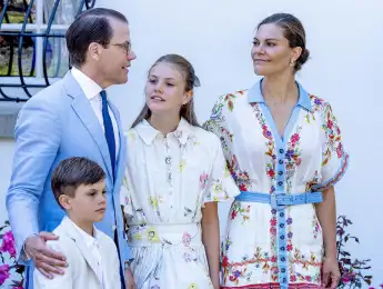 Die Schwedischen Royals: Prinz Daniel, Prinz Oscar, Prinzessin Estelle und Prinzessin Victoria