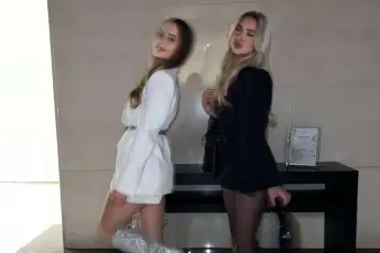 Davina Geiss Shania Geiss Outfit Silvester