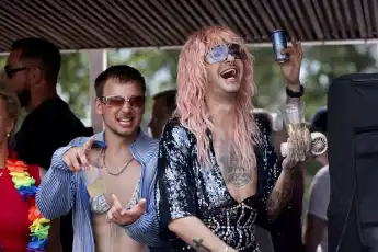 Timmi Trinks und Bill Kaulitz auf dem CSD