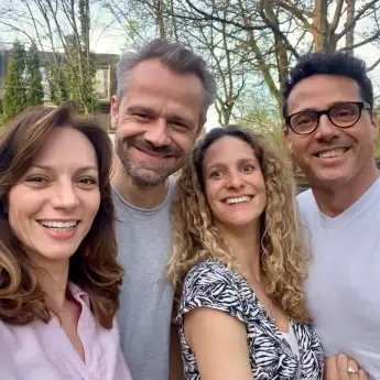 Viola Wedekind, Sven Waasner, Lea Wegmann und Markus Pfeiffer