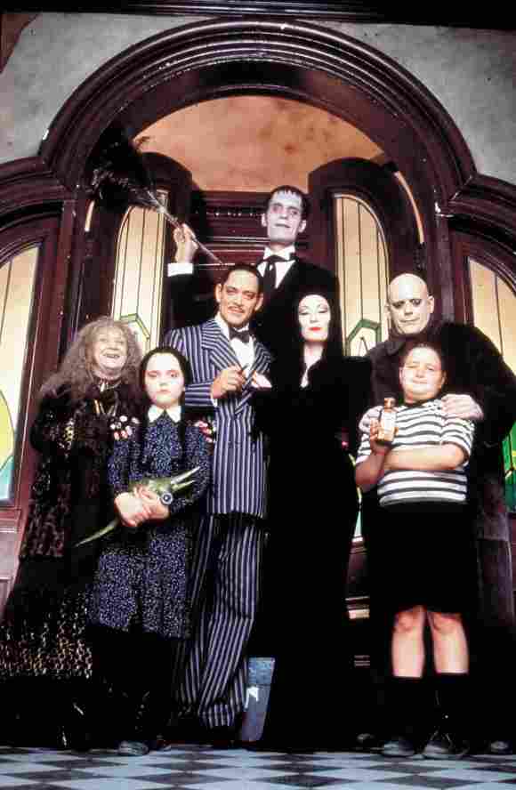 „Die Addams Family“-Darsteller im Jahr 1991