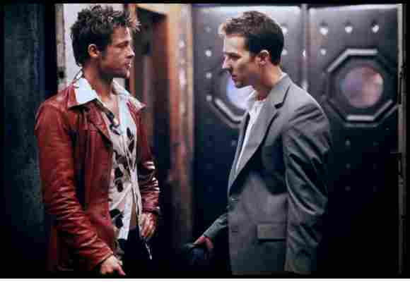 Brad Pitt und Edward Norton in „Fight Club“