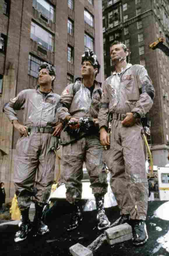 Harold Ramis, Dan Aykroyd und Bill Murray in „Ghostbusters“