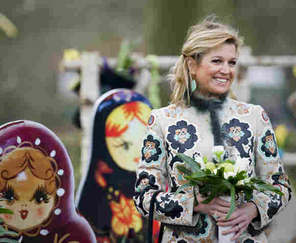 Königin Máxima bei der Eröffnung des Frühlingsparks Keukenhof am 17. März 2010