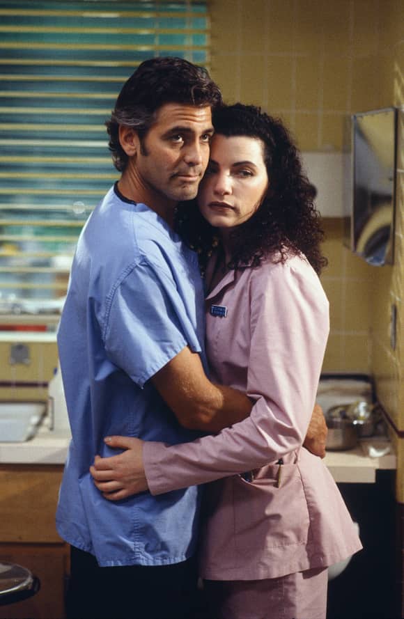 George Clooney und Julianna Margulies in "Emergency Room"