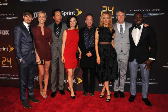 „24“-Darsteller bei der Premiere