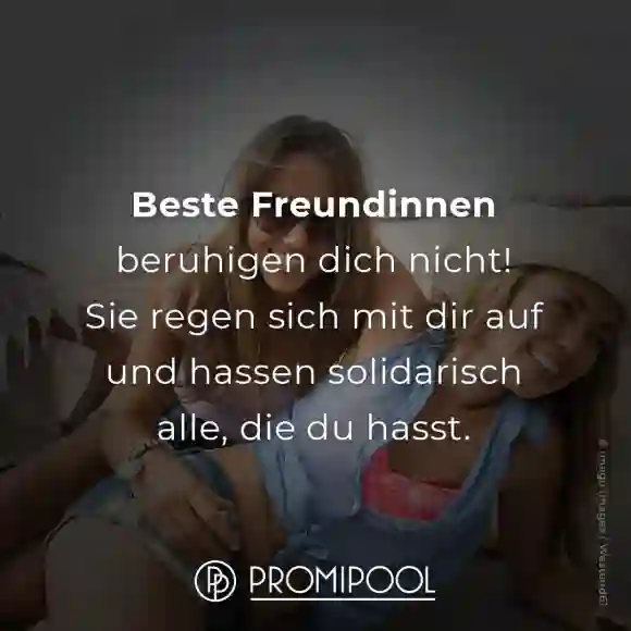 Lustiger Spruch über beste Freundinnen