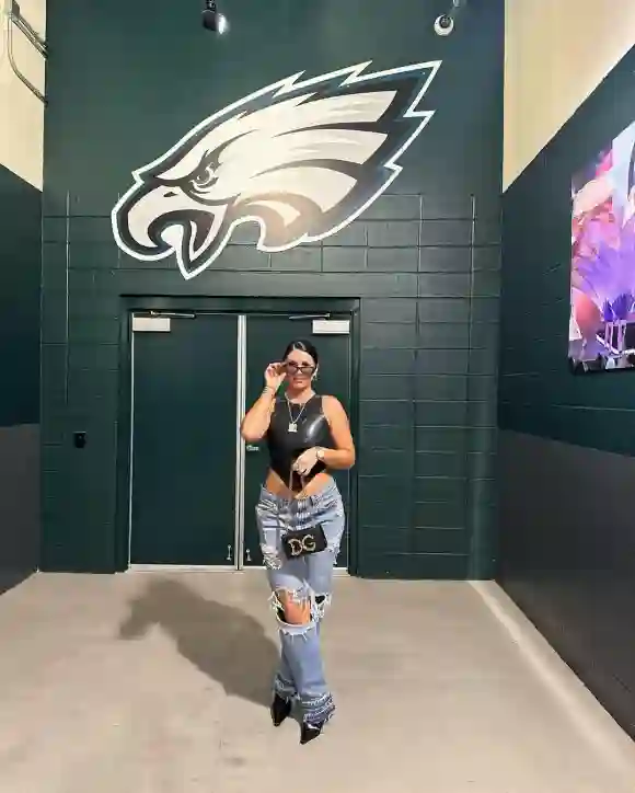 Kaycee Marchetti ist seit vier Jahren mit Eagles-Star Tackle Fletcher Cox zusammen