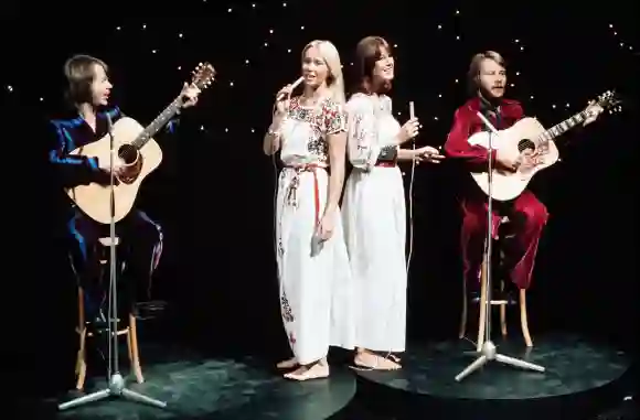 ABBA während eines Auftritts