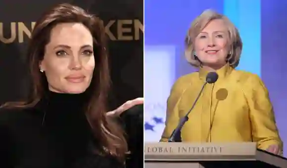 Angelina Jolie und Hillary Clinton